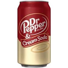 TRAY dr pepper cream & soda 12x355ml